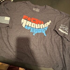 Grunt Style 4XL F*UCK AROUND AND FIND OUT Charcoal TEE